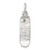 Sterling Silver Antiqued Skateboard Charm