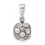 Sterling Silver Antiqued Soccer Ball Pendant - QC-7A528DD0-8350