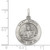 Sterling Silver Antiqued St. Barbara Medal