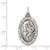 Sterling Silver Antiqued St. Christopher Medal - QC-35D72C07-4758