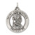 Sterling Silver Antiqued St. Christopher Medal - QC-77124928-8762