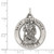 Sterling Silver Antiqued St. Christopher Medal - QC-77124928-8762
