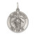 Sterling Silver Antiqued St. Jude Thaddeus Medal - QC-8AAABE23-8986