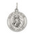 Sterling Silver Antiqued St. Peregrine Medal - QC-271AEE0E-6866