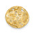 14K 3-D Cut-out Flower Barrel Slide Charm