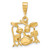 14K 3D Drum Set Charm