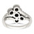 Sterling Silver Antiqued w/14k 5-stone w/Diamond Mother's Ring Semi-Mount - QM-81E75A80-1354