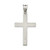 Sterling Silver Antiqued, Polished and Brushed Latin Cross Pendant - QC-EE38340F-7172