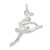 Sterling Silver Ballerina Charm - QC-A3727613-6304