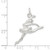 Sterling Silver Ballerina Charm - QC-A3727613-6304