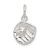Sterling Silver Baseball Glove Charm