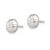 Sterling Silver Basketball Mini Earrings