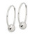 Sterling Silver Bead Endless Hoop Earrings - QE-D52318E6-6108