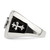 Sterling Silver Black Agate Ring - QR-0E9AA790-9126