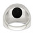 Sterling Silver Black Agate Ring - QR-9EB68BD9-7586