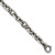 Sterling Silver Black Ruthenium-plated Brushed and Textured Fancy Link Mens 8.25 inch Bracelet