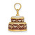 14K 3-D Enameled HAPPY BIRTHDAY Cake w/Brown Frosting Charm