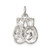 Sterling Silver Boxing Gloves Charm