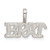 Sterling Silver Brat Pendant