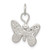 Sterling Silver Butterfly Charm - QC-22359E31-3572