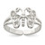 Sterling Silver Butterfly Toe Ring