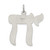 Sterling Silver Chai Pendant - QC-C18F6BD8-3099