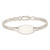 Sterling Silver Childrens 5in Plus 1in Ext ID Bracelet