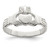 Sterling Silver Claddagh Ring - QR-D7A61EB8-9103