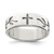 Sterling Silver Cross Design Ring - QR-6B9C5F95-9531