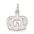 Sterling Silver Crown Charm - QC-5155AC0C-5656