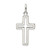 Sterling Silver Cut-out Cross Charm