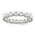 Sterling Silver CZ Band - QR-0EC2C087-2876