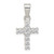 Sterling Silver CZ Cross Pendant - QC-9D1024FB-1307