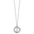 Sterling Silver CZ FIRST MY MOM, FOREVER MY FRIEND Necklace