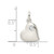 Sterling Silver CZ Heart Pendant - QP-090FE14F-4619