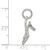 Sterling Silver CZ High Heel Charm