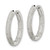Sterling Silver CZ Hinged Hoop Earrings - QE-0C659DE6-8646