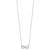 Sterling Silver CZ Infinity Necklace