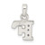 Sterling Silver CZ Letter F Initial Pendant - QC-0DF60F05-6532