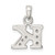 Sterling Silver CZ Letter K Initial Pendant - QC-F08E9533-8230