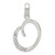 Sterling Silver CZ Letter O Initial Pendant - QC-3C96F829-3101