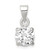 Sterling Silver CZ Pendant - QP-3CFDB0ED-7271
