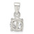 Sterling Silver CZ Pendant - QP-3CFDB0ED-7271