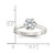 Sterling Silver CZ Ring - QR-A149D33E-2142