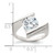 Sterling Silver CZ Ring - QR-B423ABA7-2060