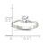 Sterling Silver CZ Ring - QR-DA2FD0BE-4300