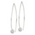 Sterling Silver CZ Threader Earrings
