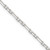 Sterling Silver D/C 3mm 3 Short Plus 1 Long Cable Link Chain - QF-1A59F833-8244
