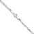Sterling Silver D/C 3mm 3 Short Plus 1 Long Cable Link Chain - QF-1A59F833-8244