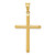 14k 3-D Hollow Cross Pendant - C3-A1DF6A64-5626